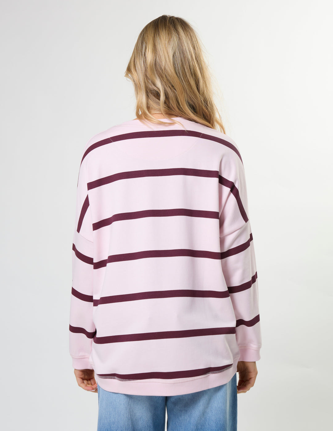 Stella &amp; Gemma Newport Sweat Cross Stripe - Pink