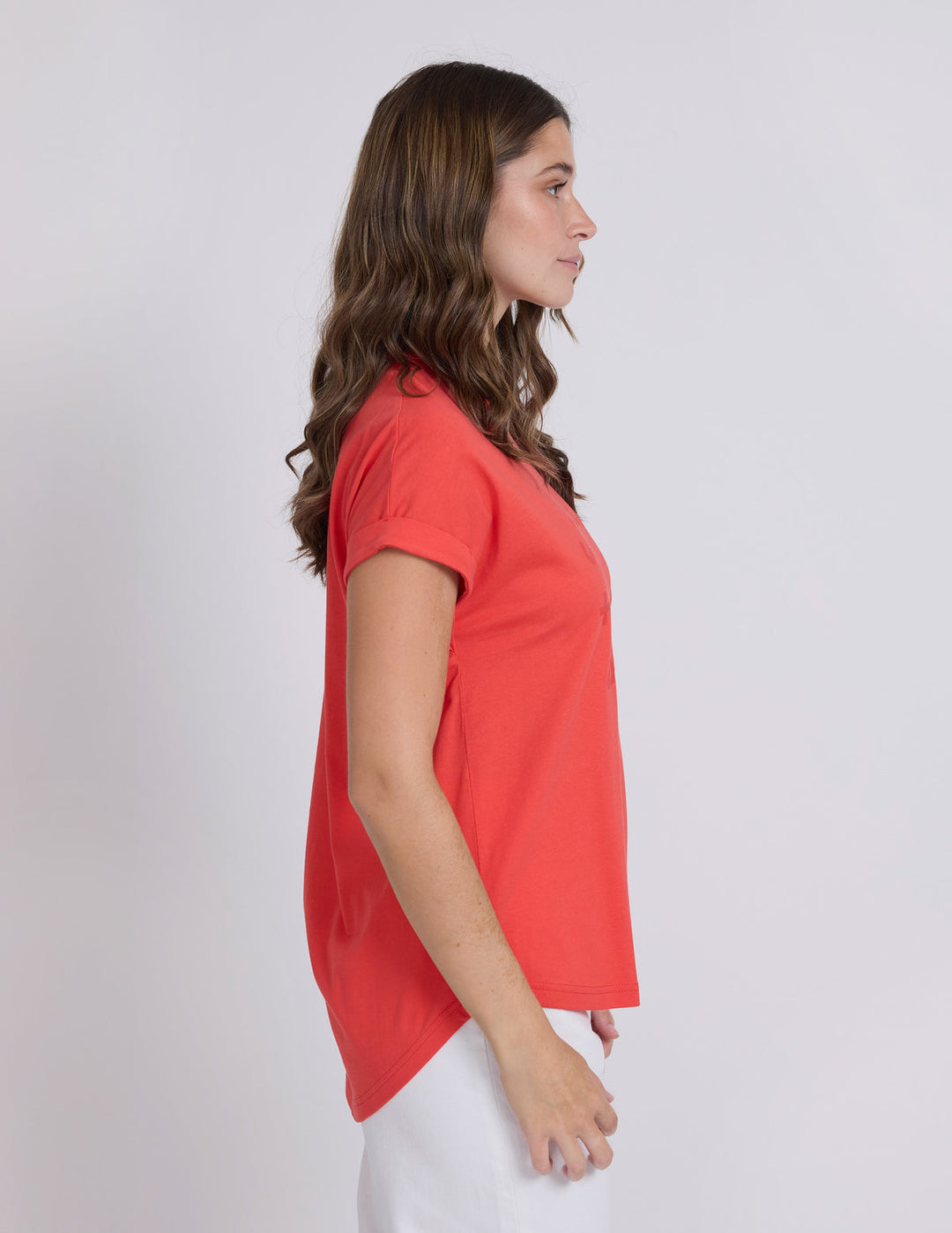 Stella and Gemma Soho Cuff Tee - Red Rotation