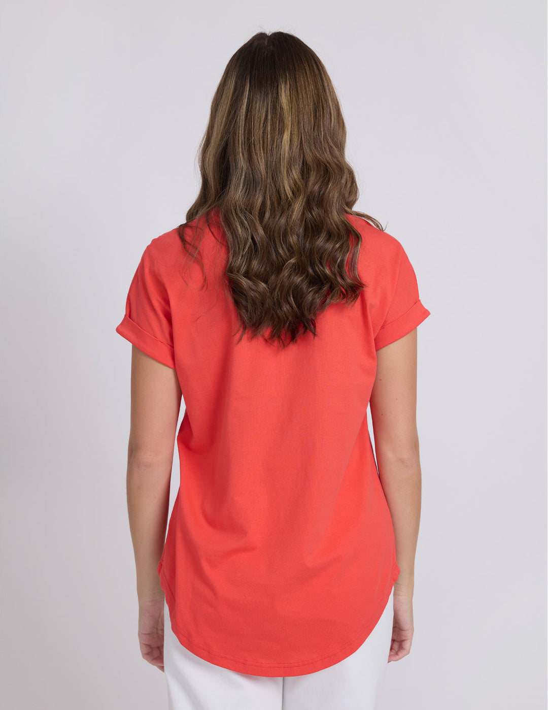 Stella and Gemma Soho Cuff Tee - Red Rotation
