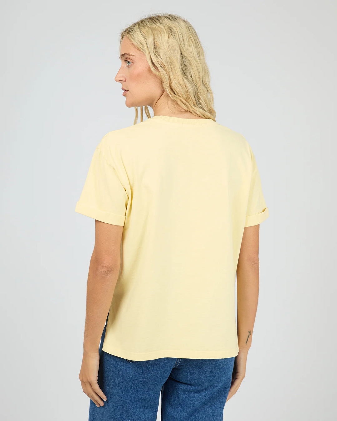 All About eve Washed Tee - Lemon