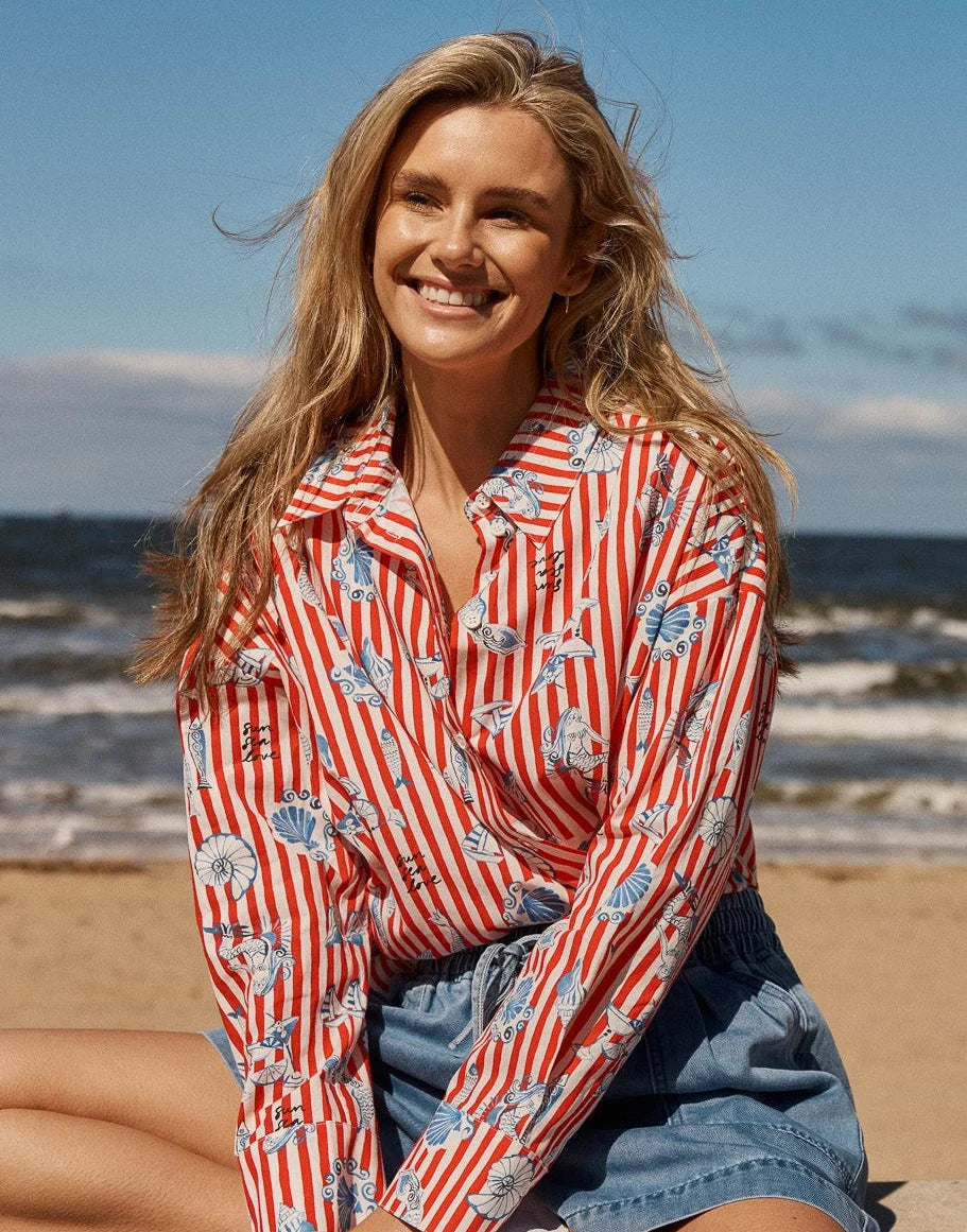Betty Basics Amalfi Shirt - Amalfi Print