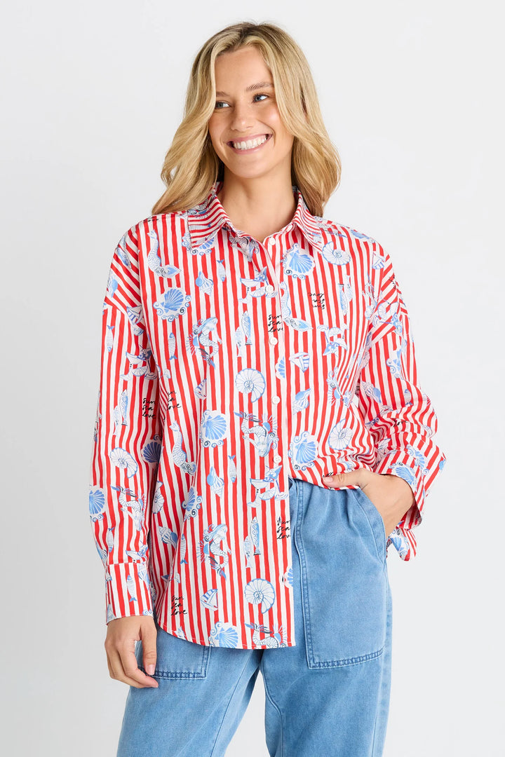 Betty Basics Amalfi Shirt - Amalfi Print