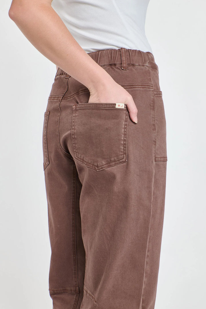 Monaco Carter Barrel Jean - Chocolate