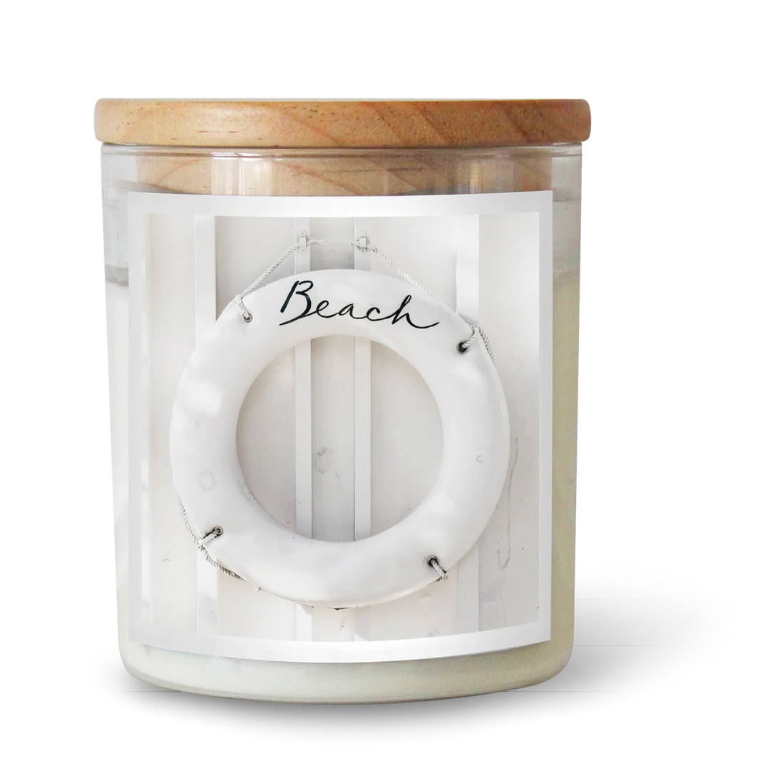 the Commonfolk Beach Buoy Soul Candle - Almond Milk + Coconut Milk