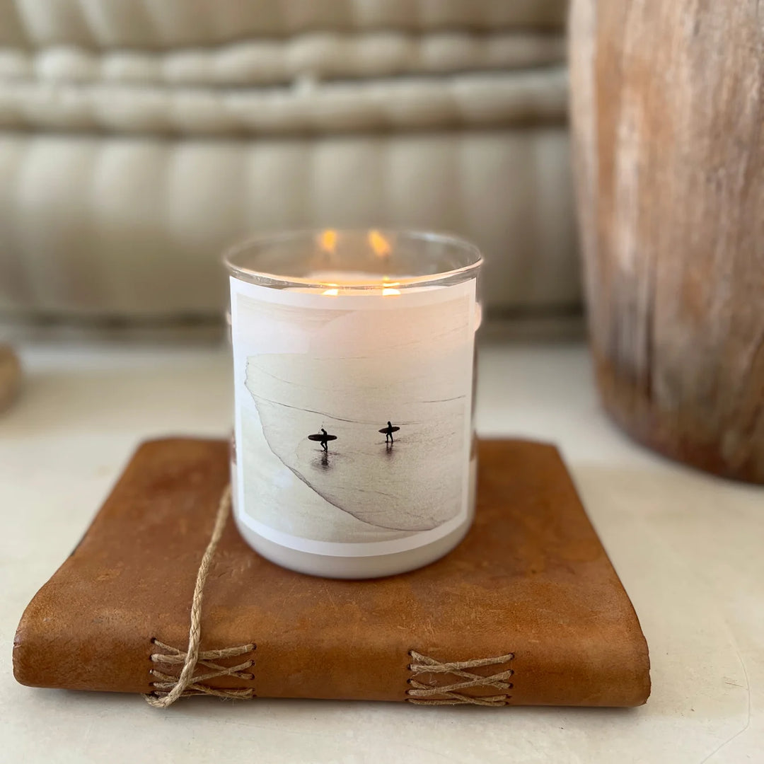 The Commonfolk Surf Sets Soul Candle - Sage + Cedearwood