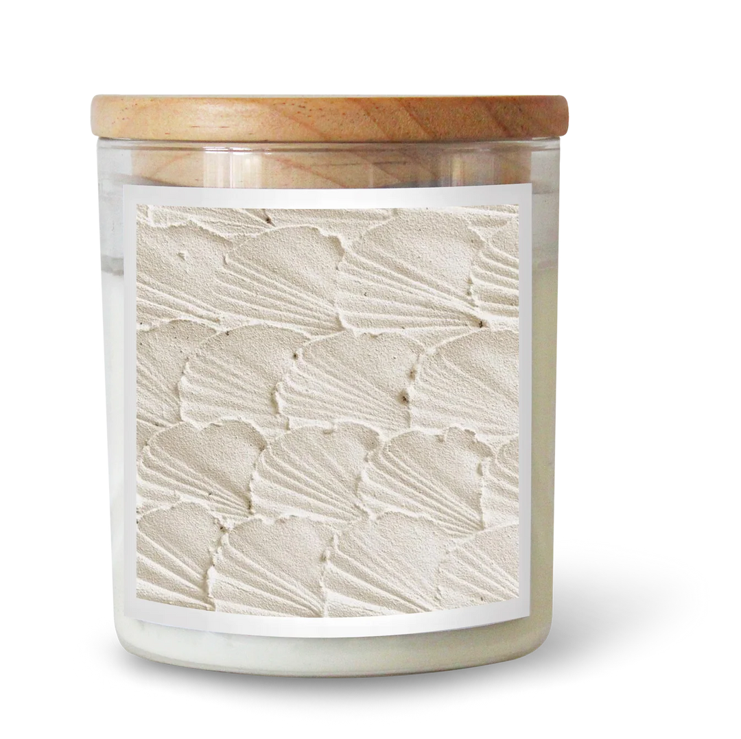 The Commonfolk Shell Drift Soul Candle - Geranium + Lavender