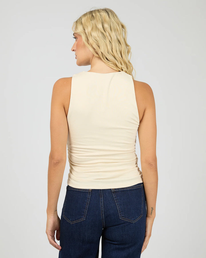 All About Eve Danni Twist Top - Oat