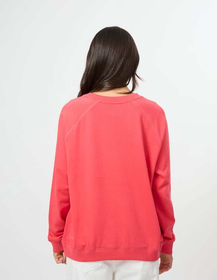 Stella &amp; Gemma Classic Sweat - Deep Coral Small Rotation