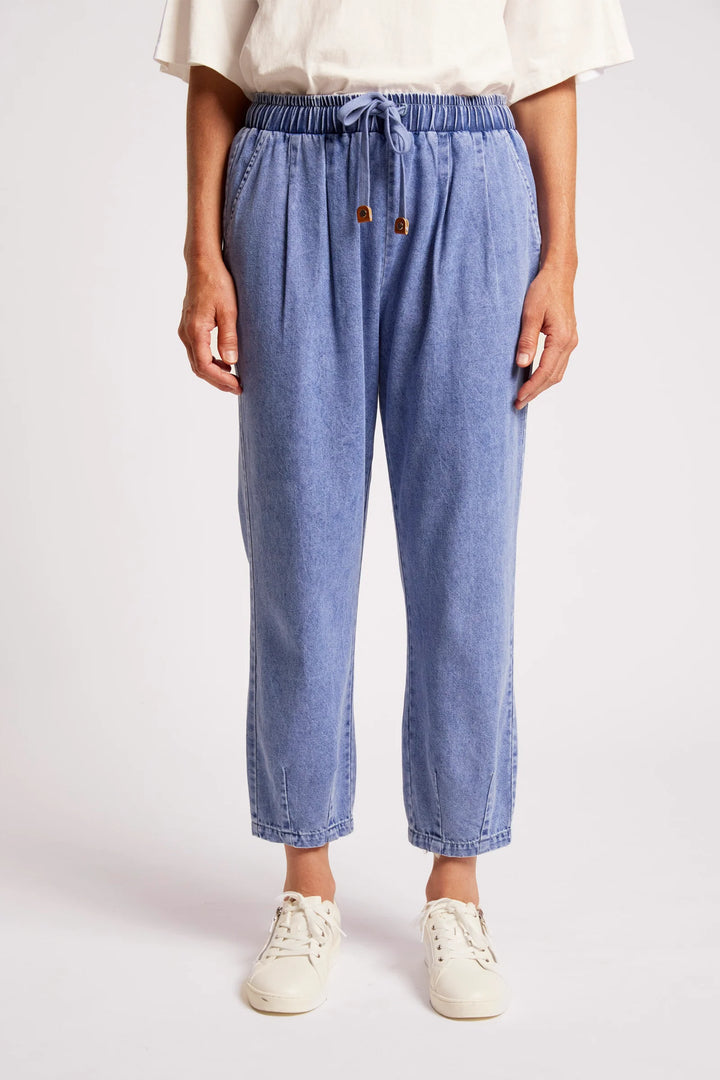 Eb &amp; Ive Dusk Jogger Denim Pant - Denim