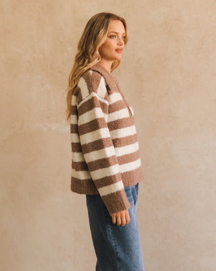 Ebby &amp; I Knit Jumper - Vanilla Swirl