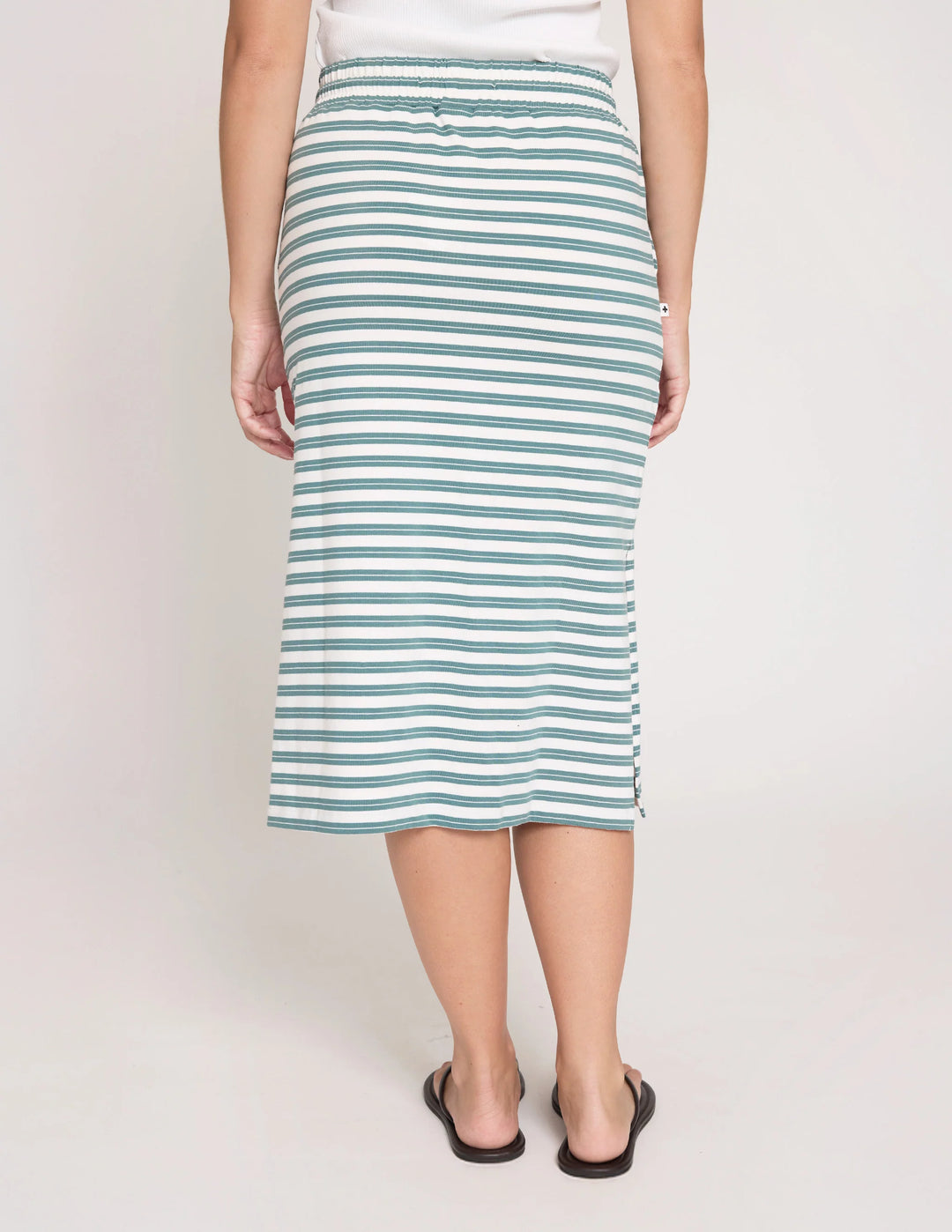 Stella &amp; Gemma Essentials Skirt - Teal Stripe