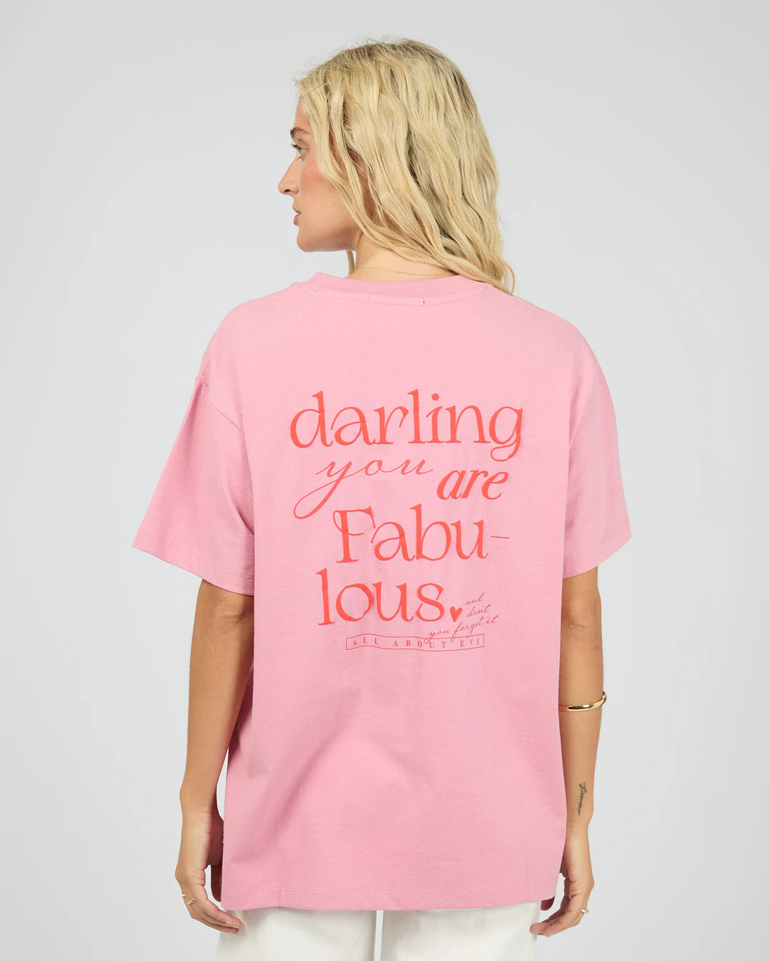 All About Eve You Are Fabulous Relaxed Tee - Orchid