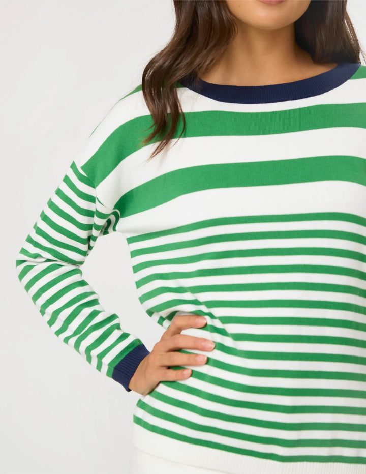 Stella &amp; Gemma High Stret Jumper - Grass