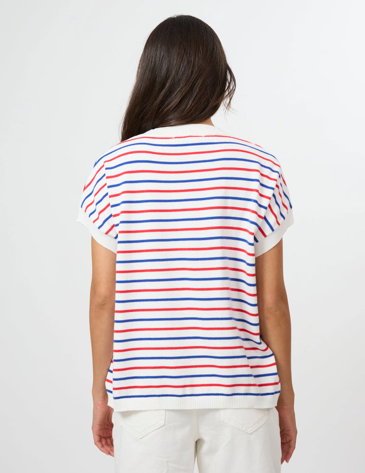 Stella &amp; Gemma Gwen Tee - Milk/Red/Cobalt