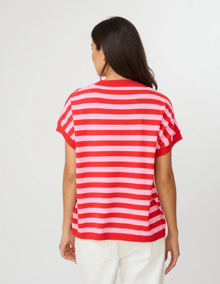 Stella &amp; Gemma Gwen Tee - Pink/Red