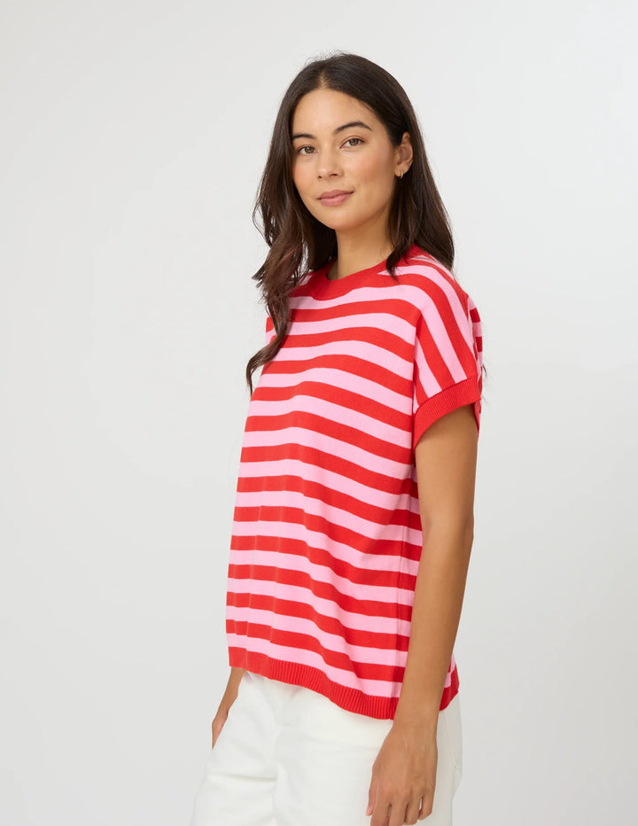 Stella &amp; Gemma Gwen Tee - Pink/Red