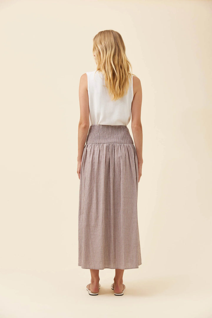 Isle of Mine Lyndell Maxi Skirt  Taupe