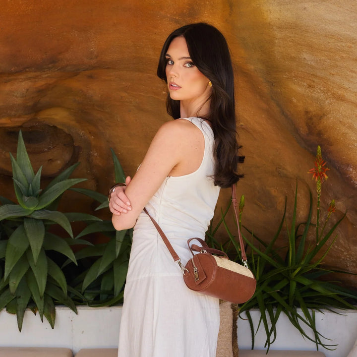 Black Caviar Millicent Tan Crossbody Bag