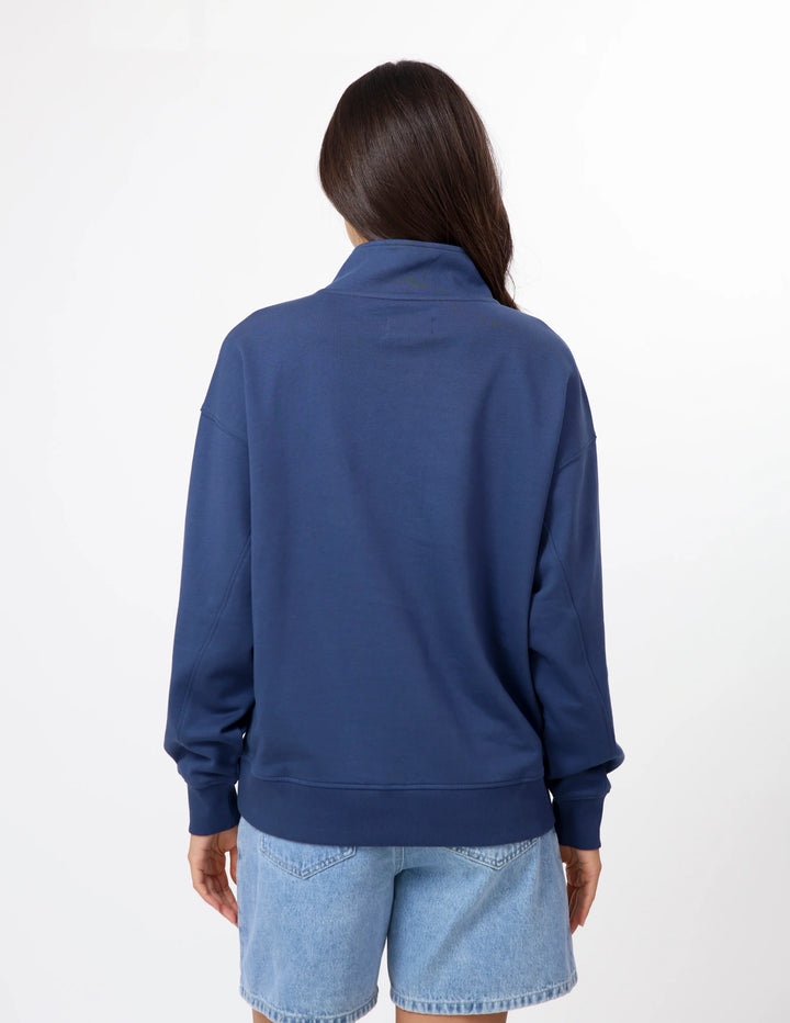 Stella &amp; Gemma 1/4 Zip Sweat - Marine Core