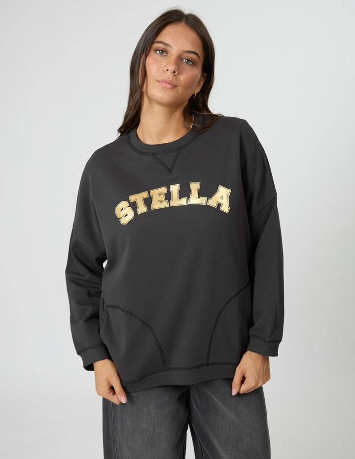 Stella &amp; Gemma Newport Pocket Sweatshirt - Aged Black