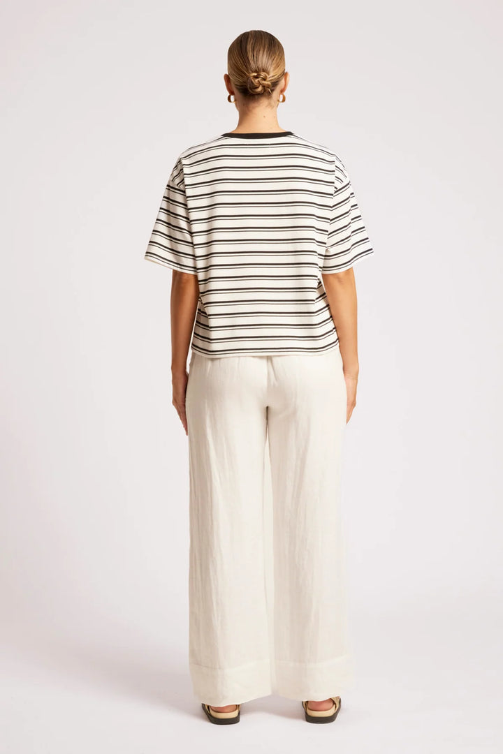 Eb &amp; Ive Paloma Striped Shirt - Black/White