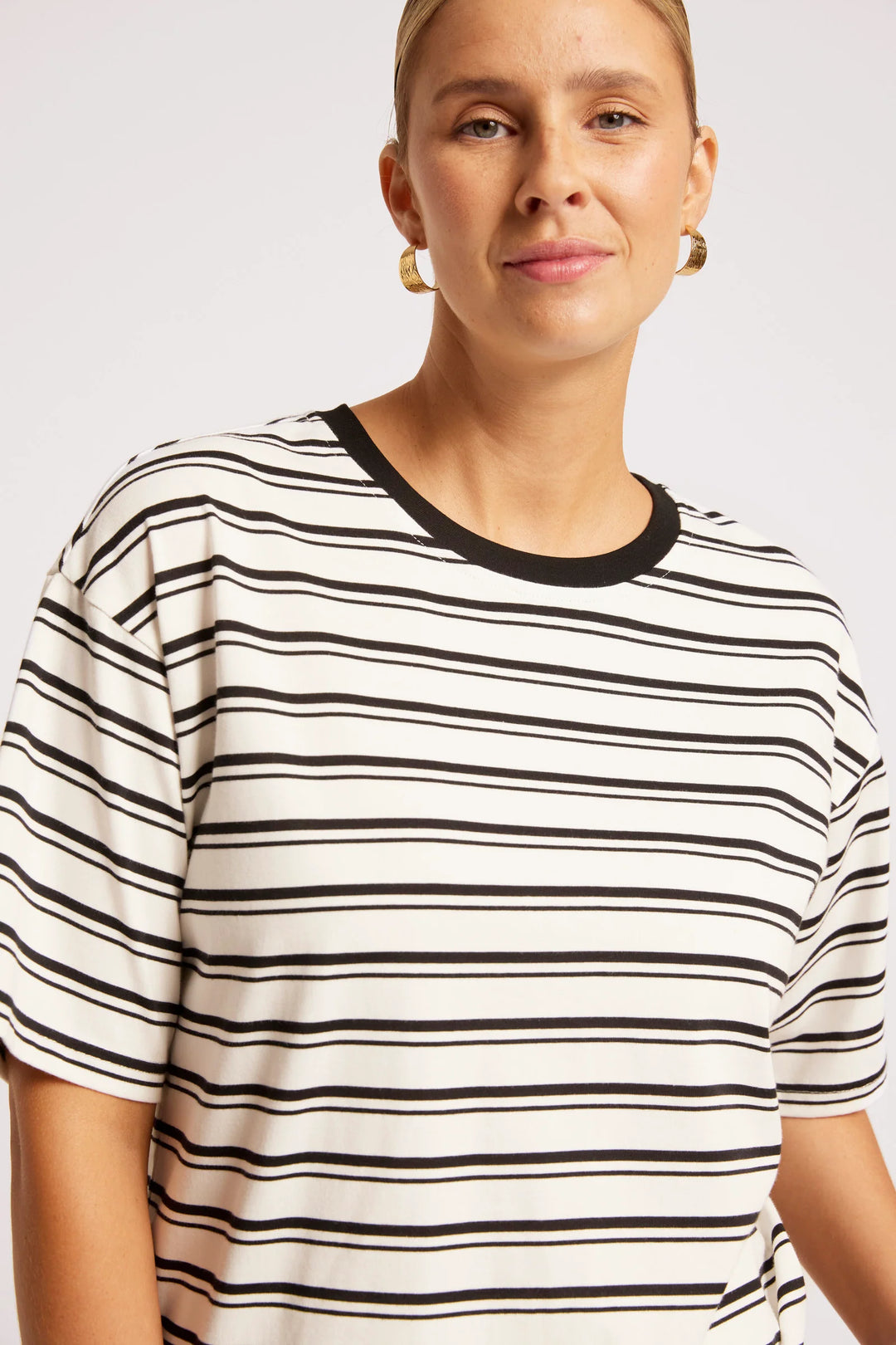 Eb &amp; Ive Paloma Striped Shirt - Black/White