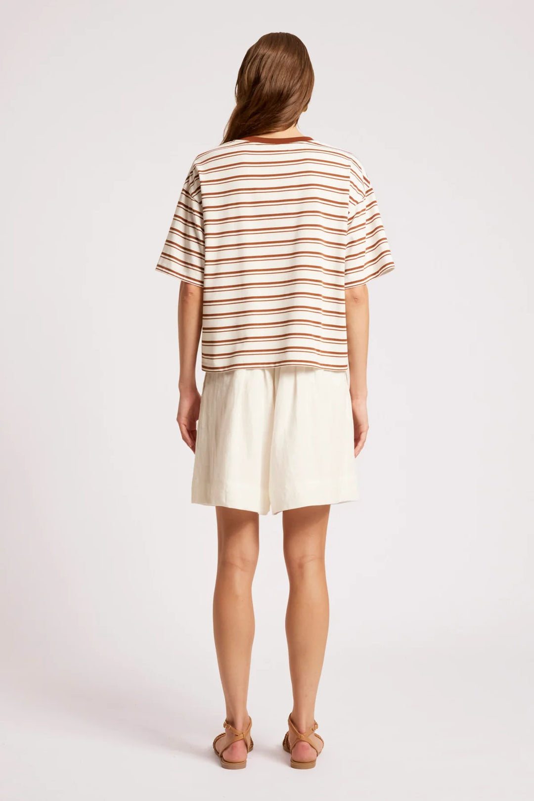 Eb &amp; Ive Paloma Striped Shirt - Dune/White