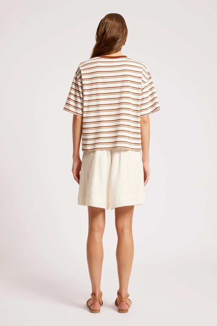 Eb &amp; Ive Paloma Striped Shirt - Dune/White