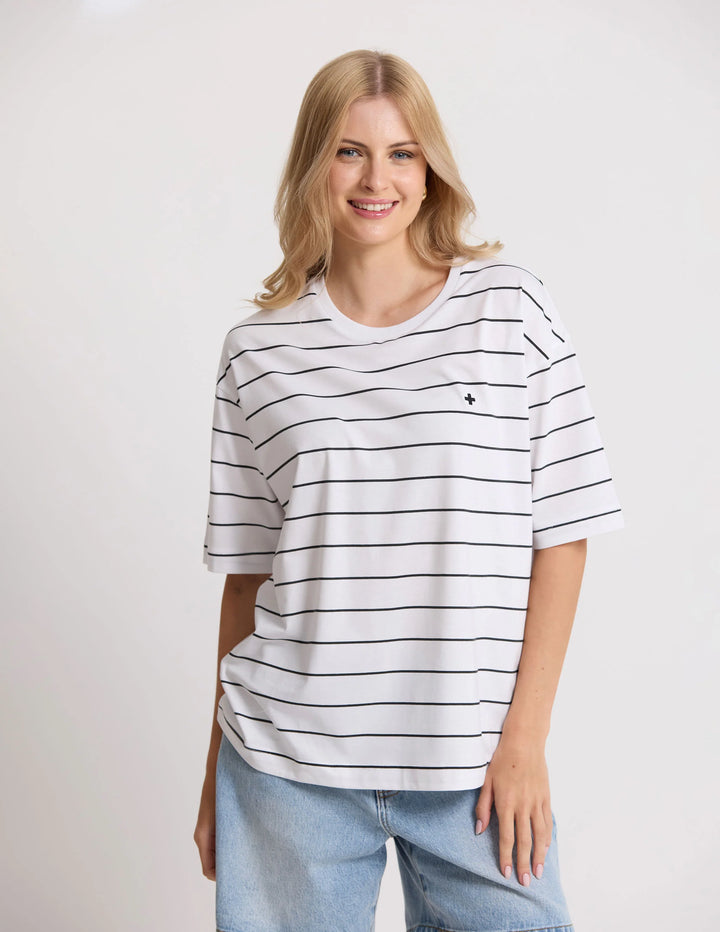 Stella &amp; Gemma Porta Tee - White/Black
