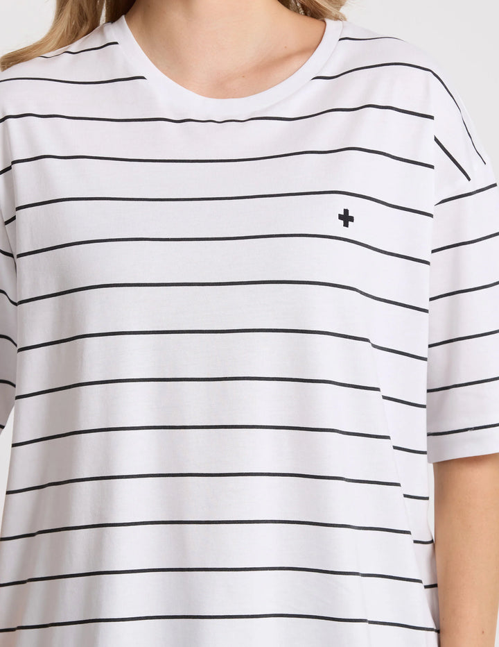 Stella &amp; Gemma Porta Tee - White/Black