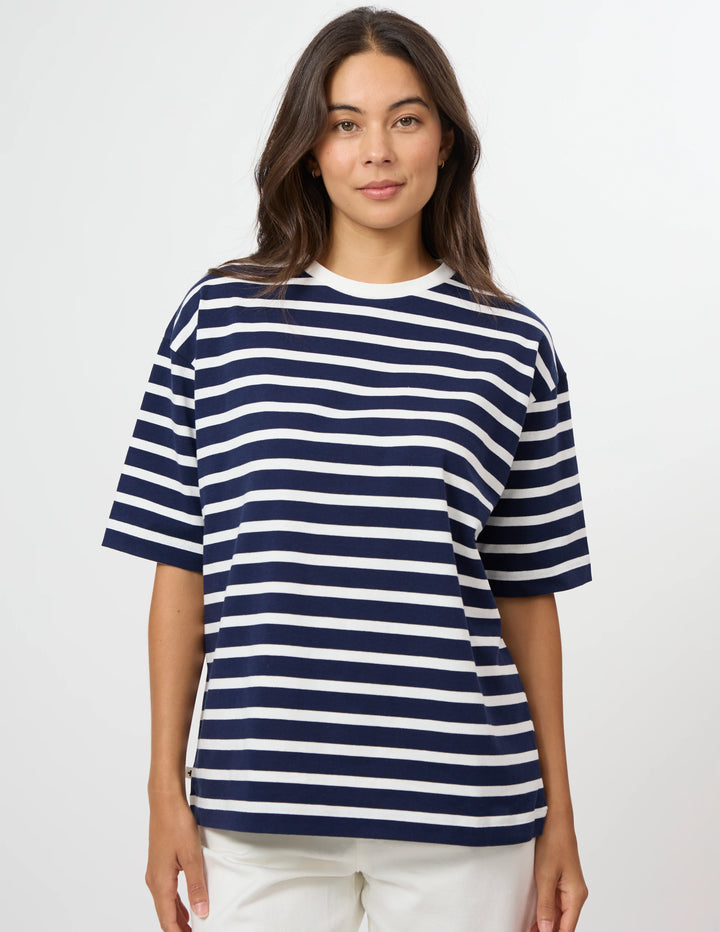 Stella &amp; Gemma Porter Tee - Navy/White