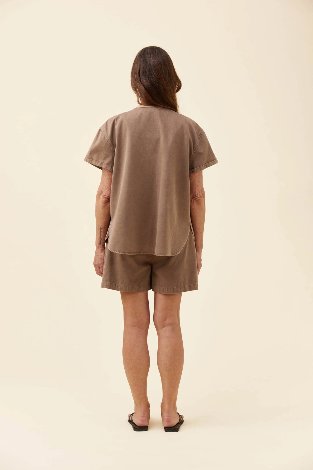 Isle of Mine Preston Button up - Taupe