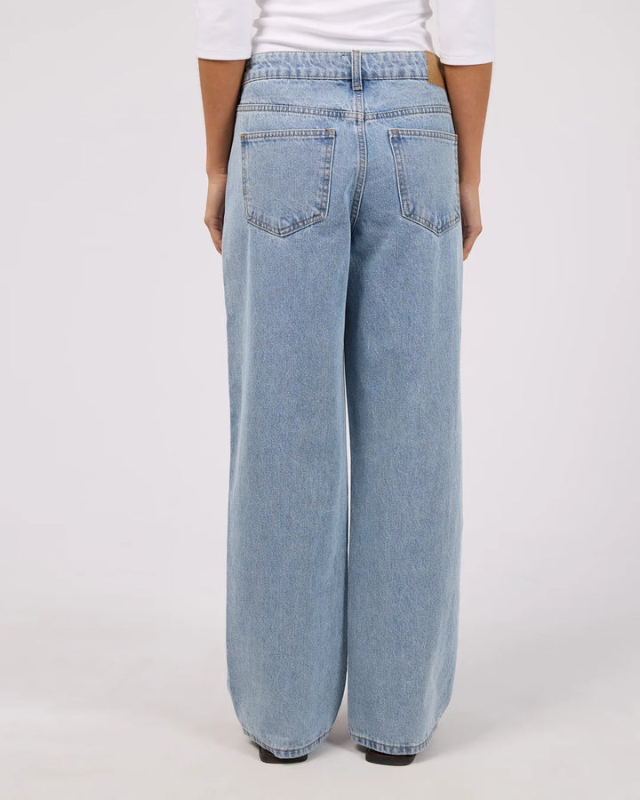 Silent Theory Quinn Low Rise Baggy Jean - Light Blue