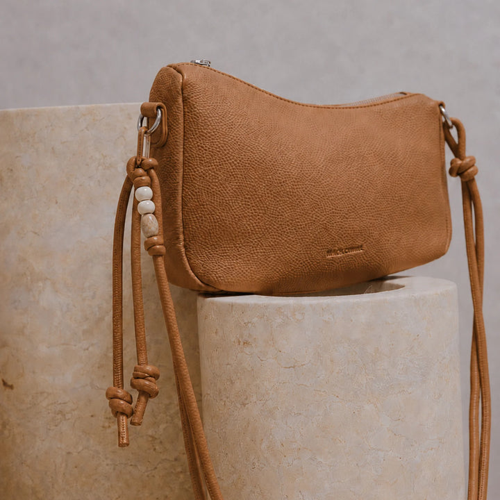 Black Caviar Romy Tan Crossbody Bag