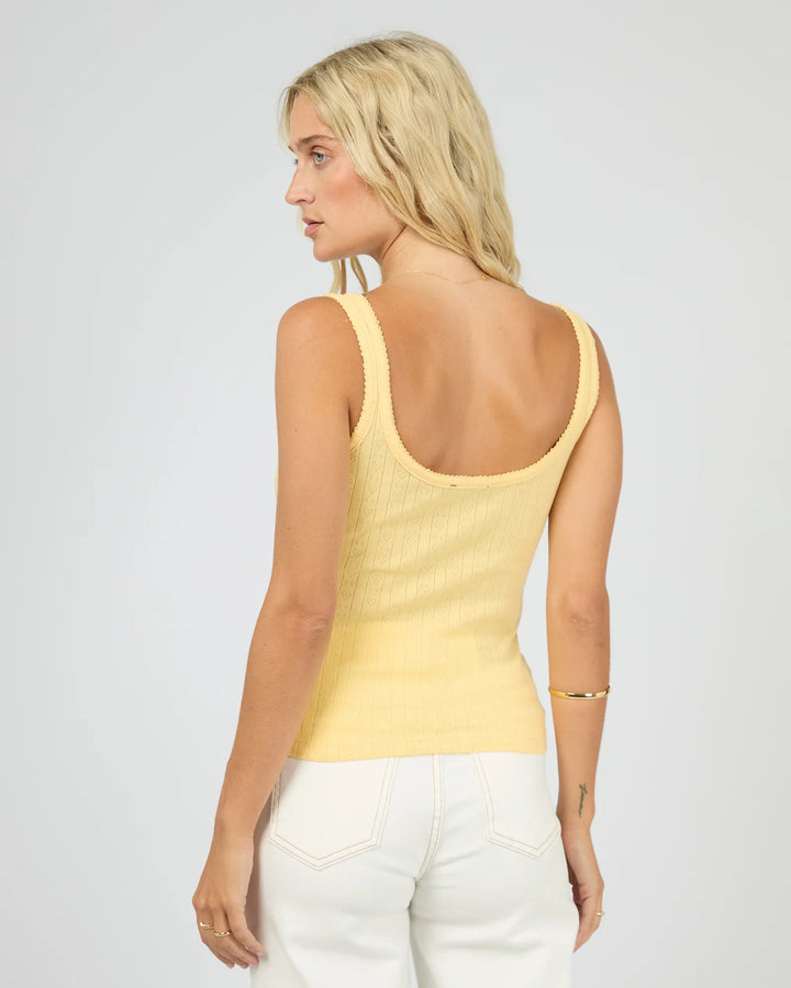 All About Eve Tia Tank - Yellow