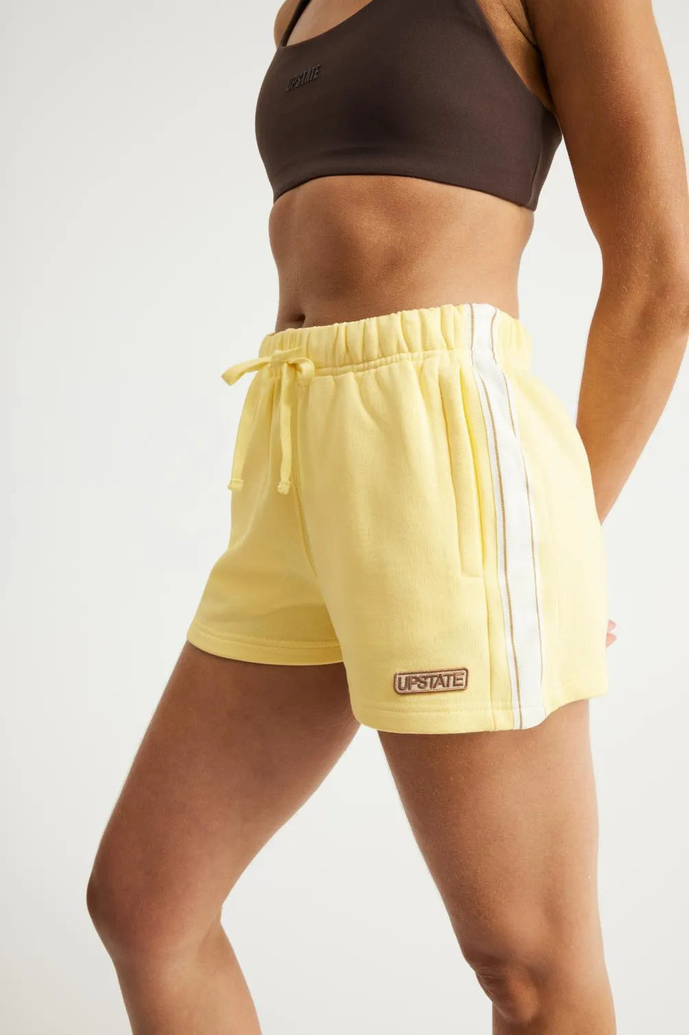 Upstate Sport Terry Track Short - Lemonade