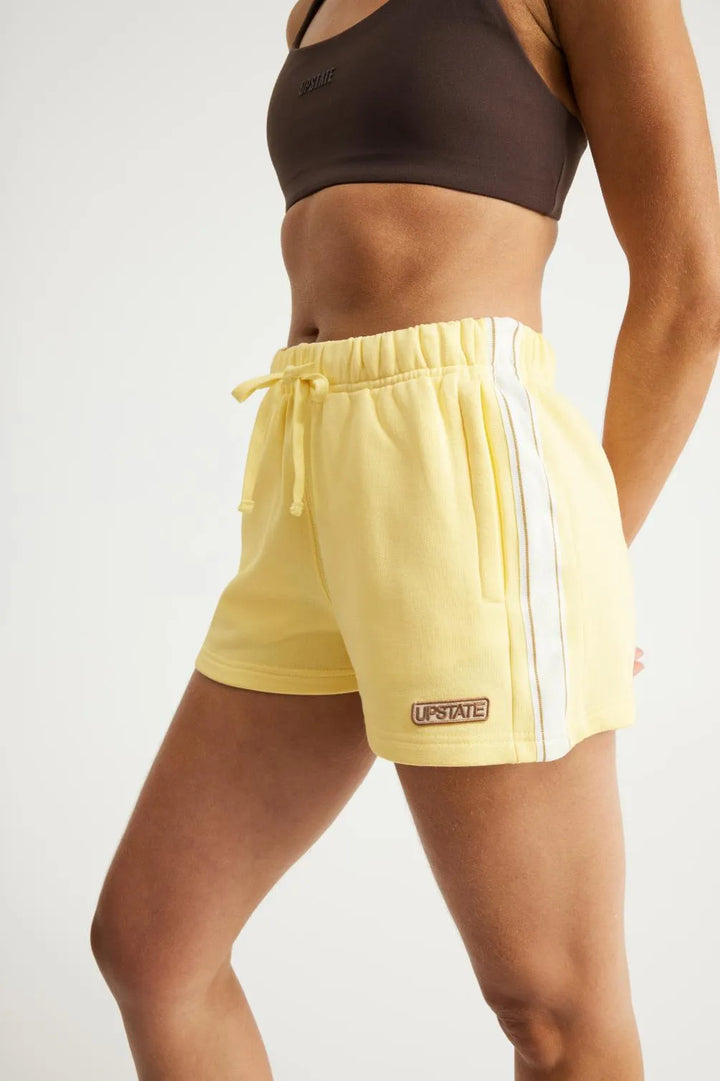 Upstate Sport Terry Track Short - Lemonade