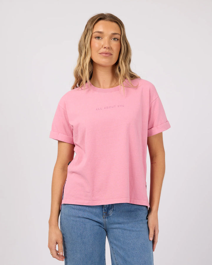 All About Eve Washed Tee - Orchid